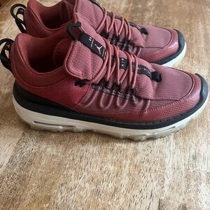 Air Jordan MIA Burgundy and Black Sneakers
